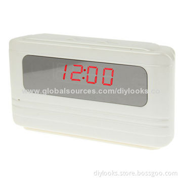 720P H.264 Multifunctional Table Clock Spy Hidden Camera Mini DVR with Remote